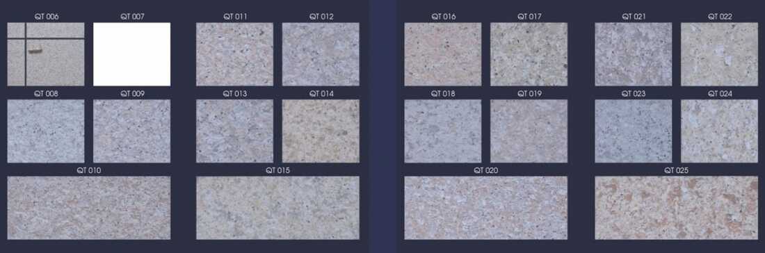 Bảng màu Sơn Giả Đá iStone